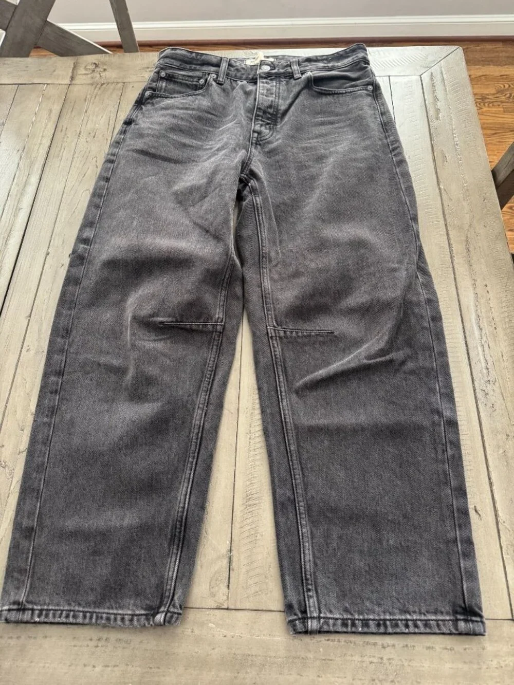 MADEWELL The Darted Barrel-Leg Jean Olenda Wash Size 27